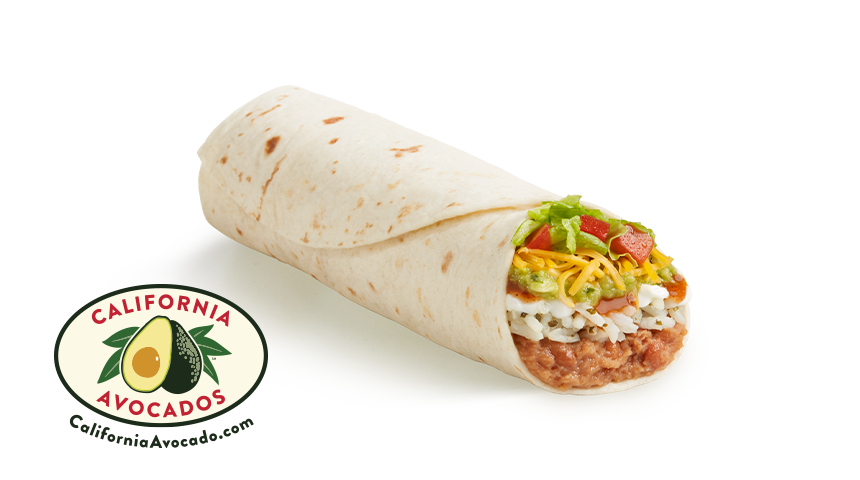 8 Layer Veggie Burrito