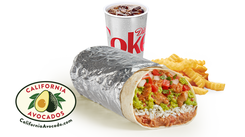 (#5) Epic Grilled Chicken Fresh Guacamole Burrito Meal